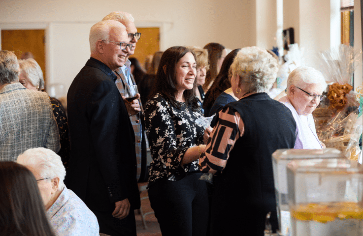 Guests enjoying the Spring Liturgy & Luncheon.