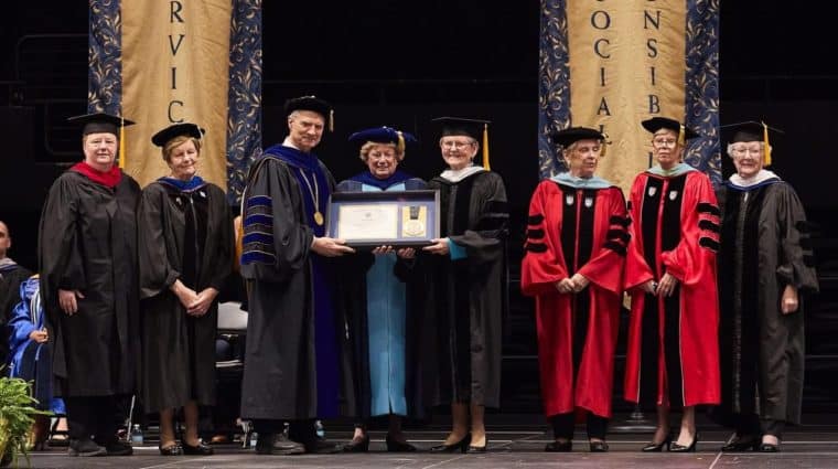 Sisters of St. Joseph honored at SJNY's 106th commencement ceremony on Thursday, May 22, 2025.