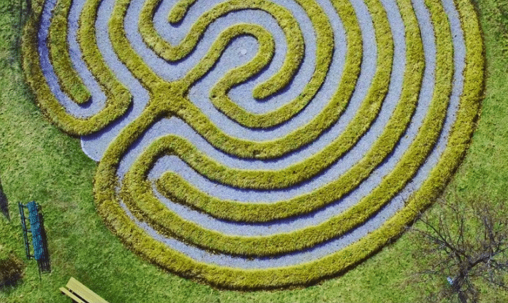Labyrinth Walk with the Garden Ministry.