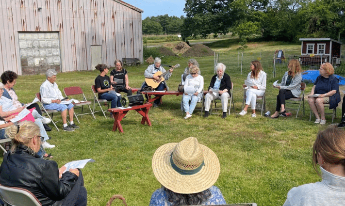 Summer Solstice Prayer with the Garden Ministry.