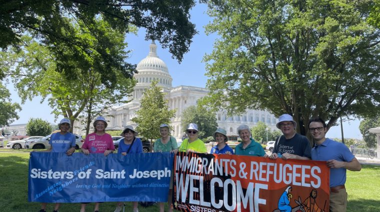 Sisters of St. Joseph at the "Sisters Speak Out" rally in Washington, D.C.