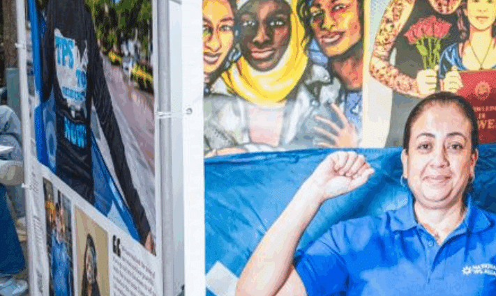 TPS Workers: Stories of Belonging pop-up exhibit.