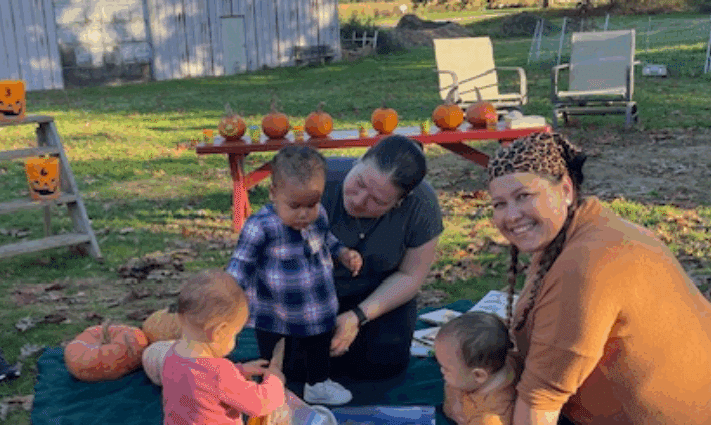 outdoor nature play.
