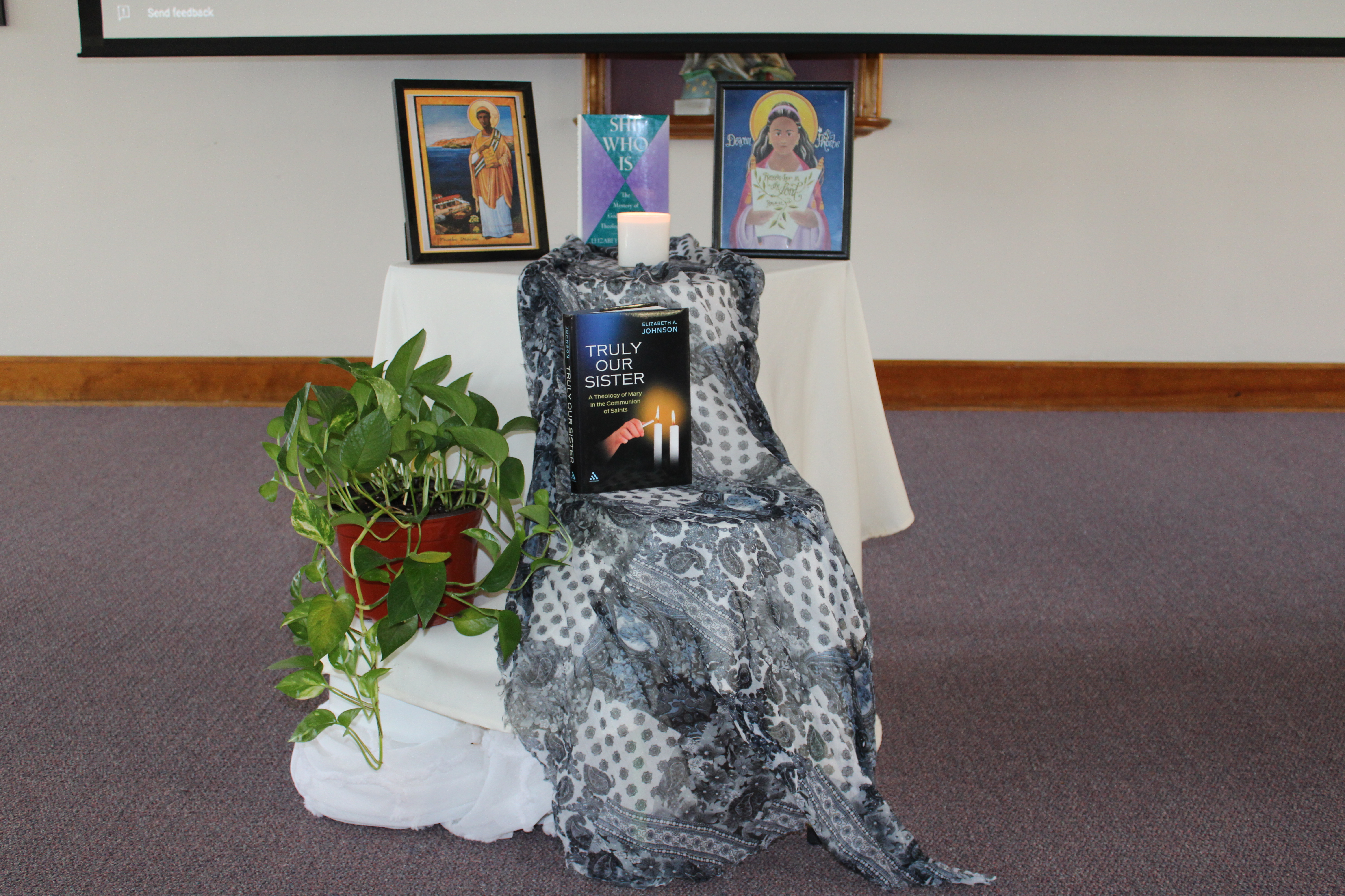 Display at St. Phoebe Day Celebration.