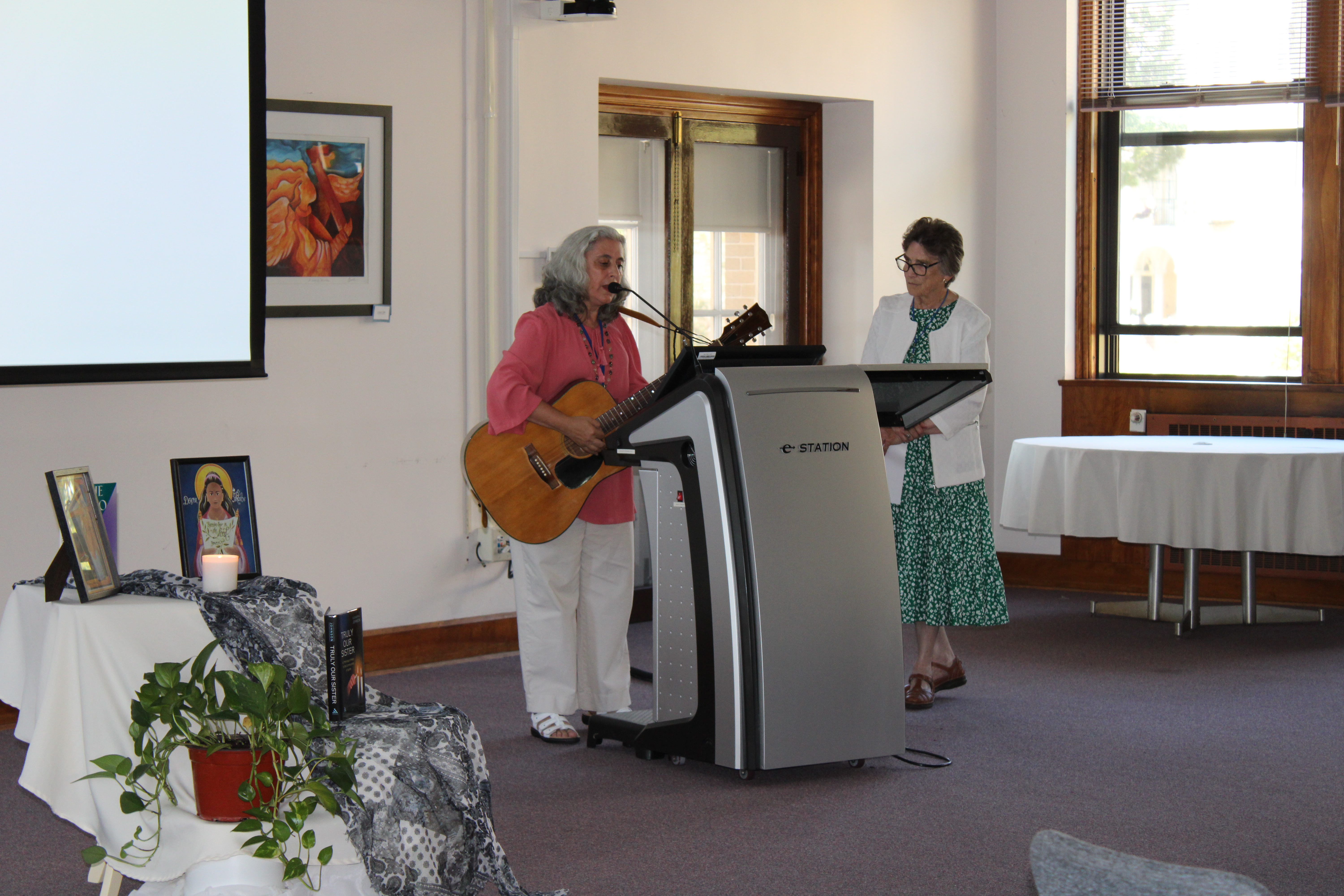 Joann Caramanico, Director of the Office of Spirituality; and S. Mary Ann Cashin, Director of Educational Ministries.