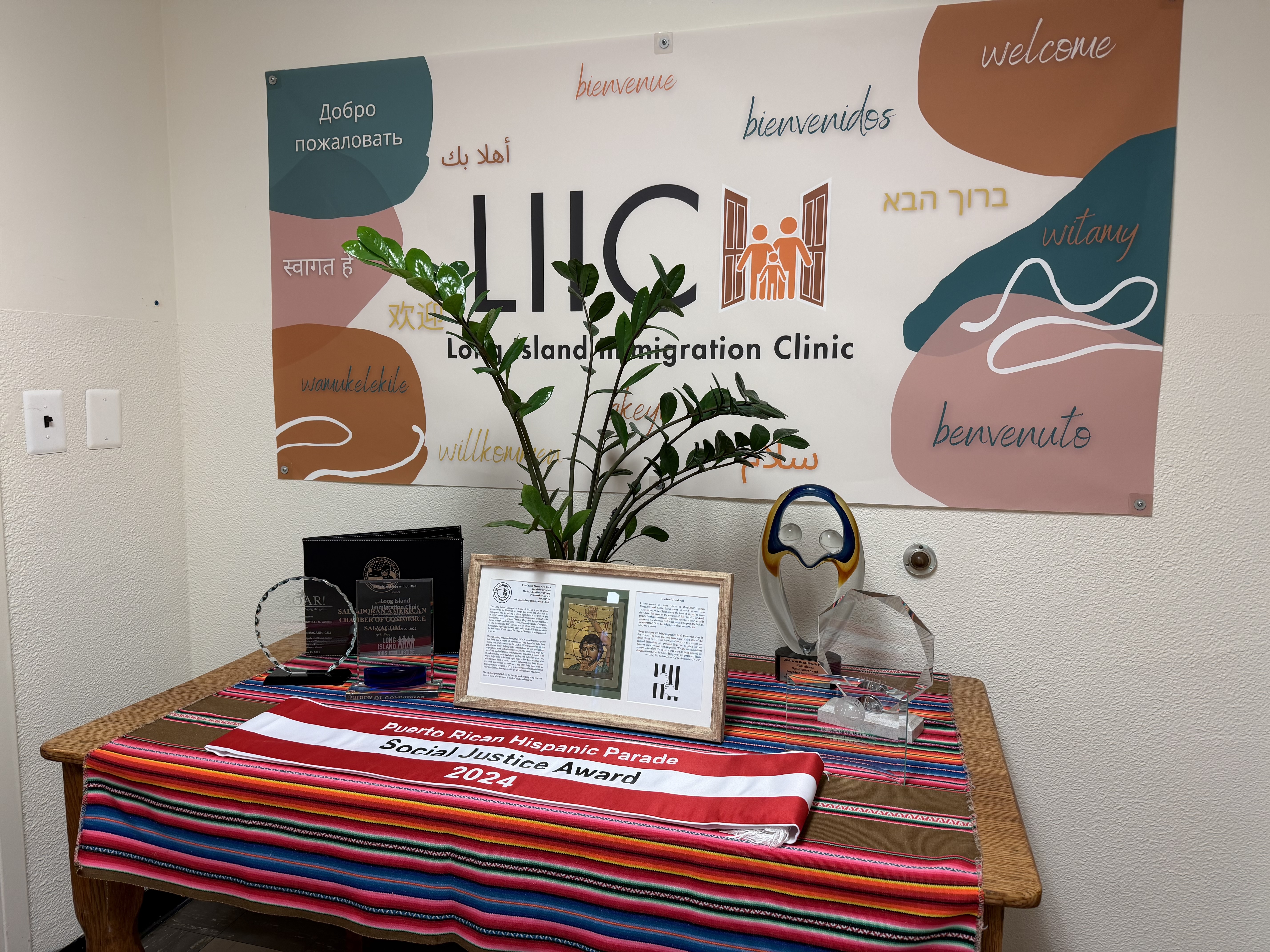 LIIC award display.