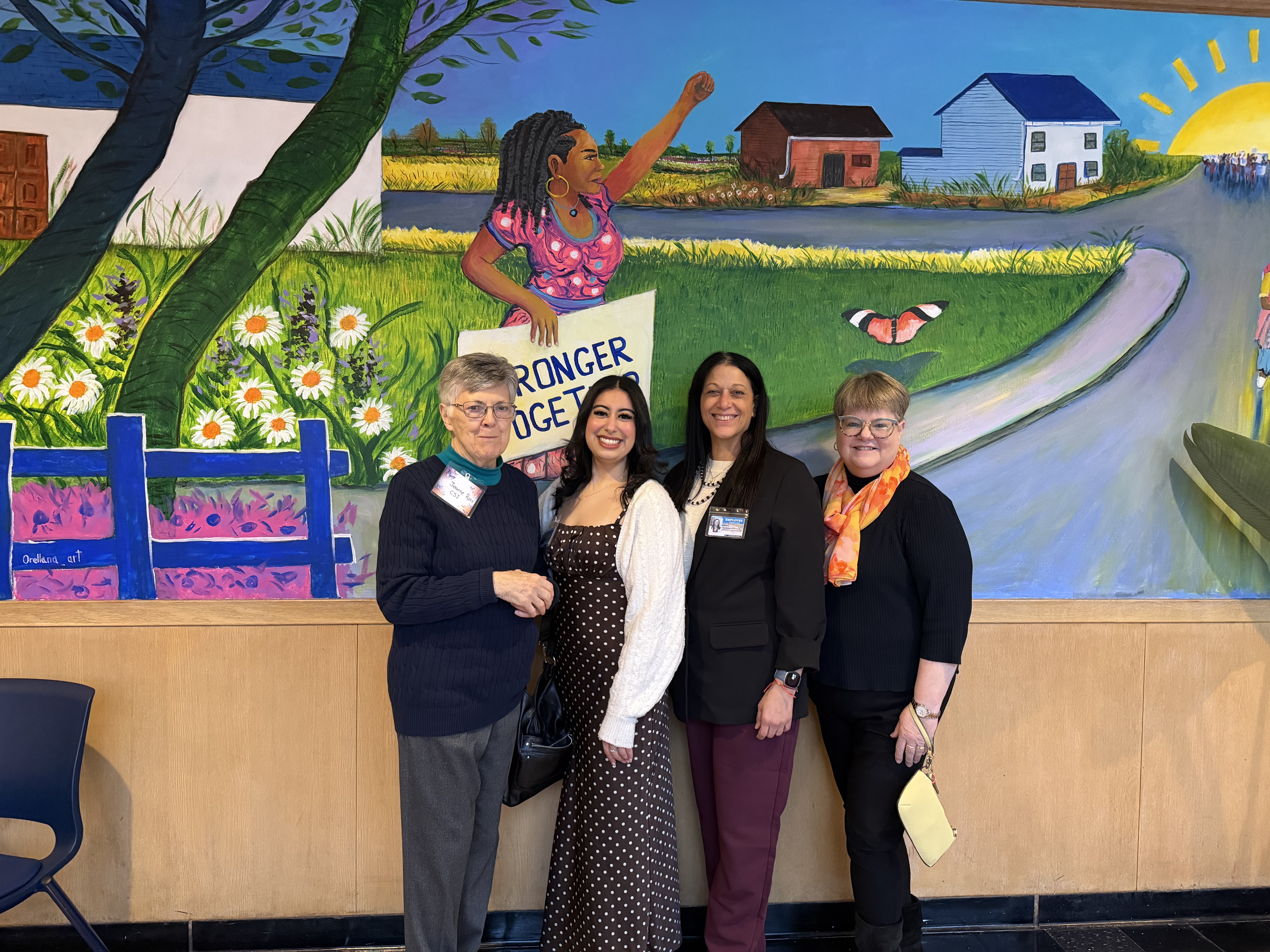 Employees and Sisters at the LIIC fundraising event.