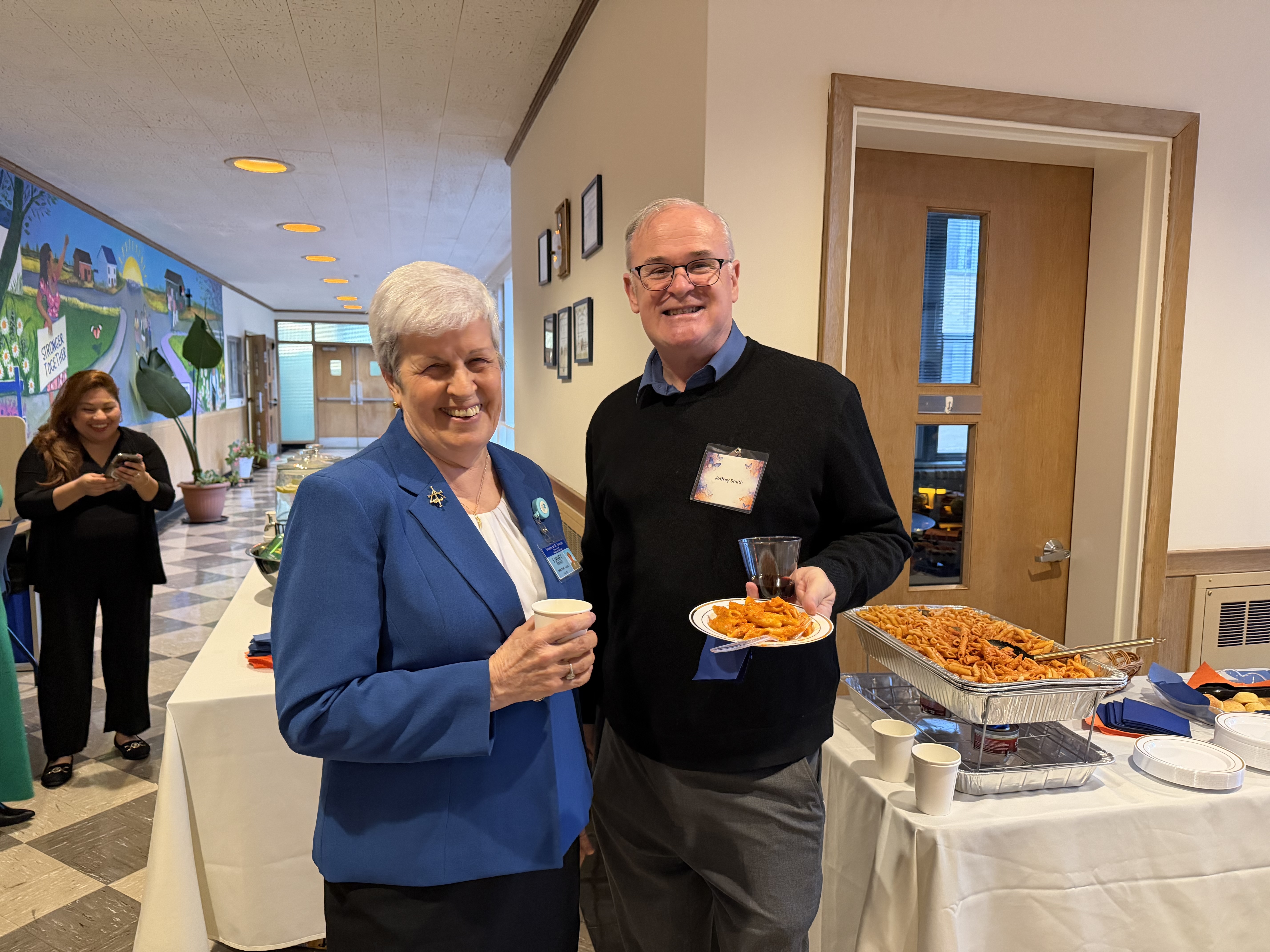 S. Janet Kinney, CSJ, director of the LIIC, and Jeff Smith, director of Grants and Funding for the Sisters of St. Joseph.