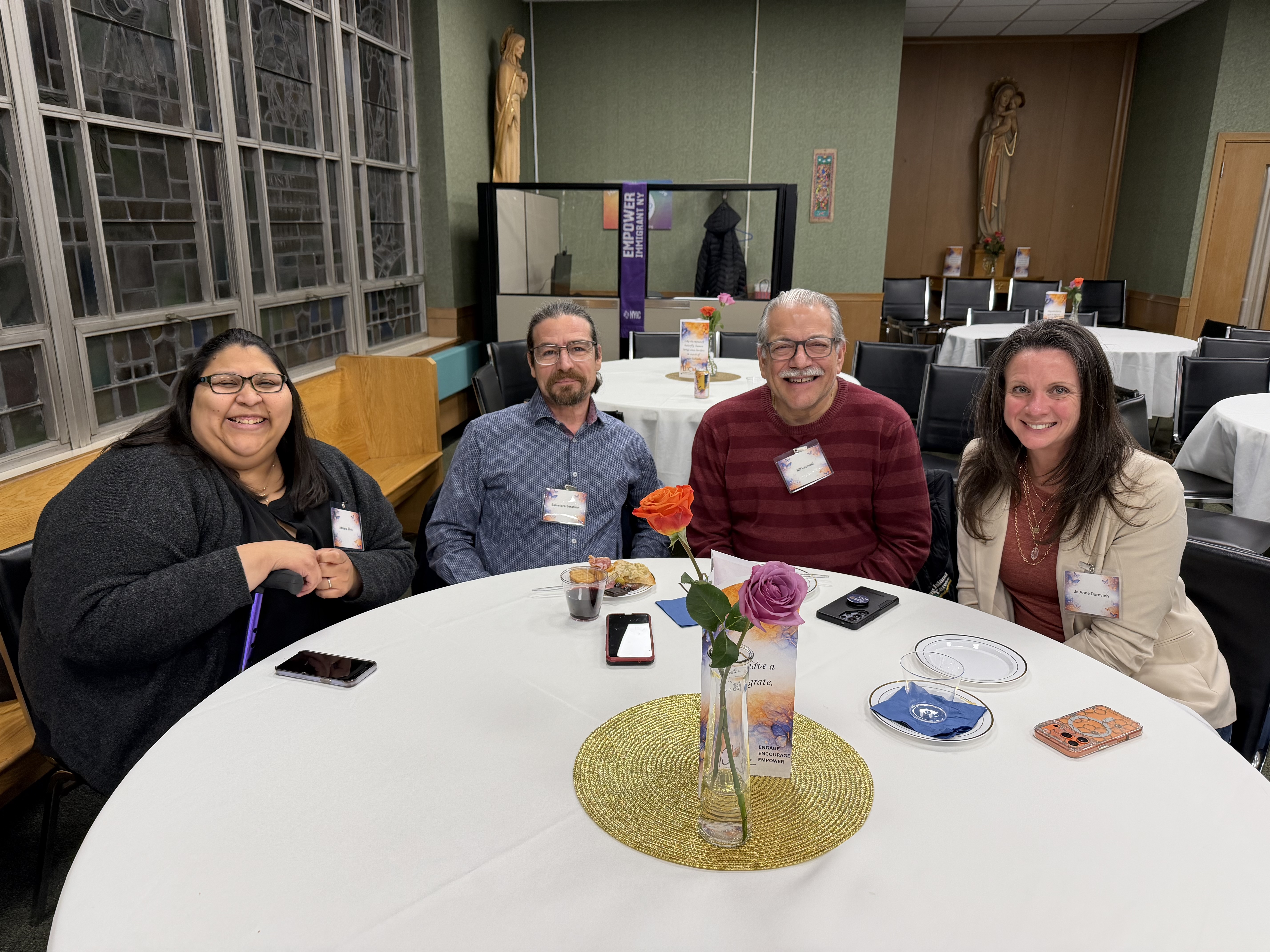 Attendees at the event.