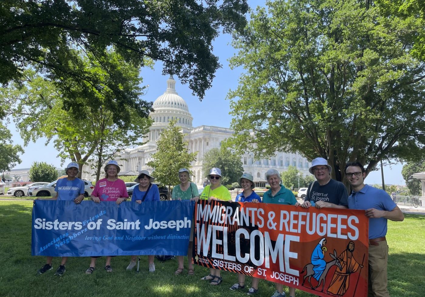 Sisters of St. Joseph at the "Sisters Speak Out" rally in Washington, D.C.